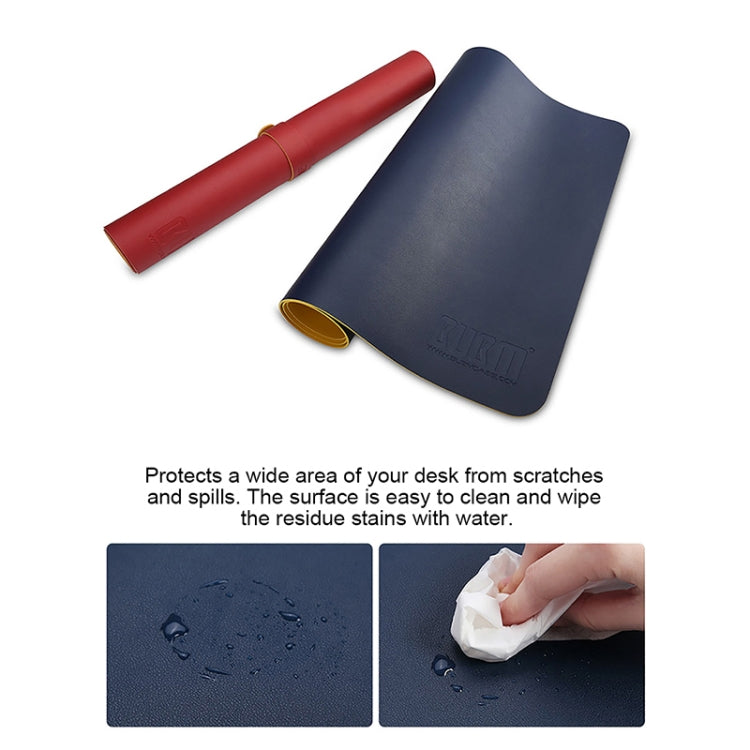 BUBM Multifunction Super Large Non-slip PU Leather Single-sided Mouse Pad Office Desk Mat, Size: 60 x 30cm