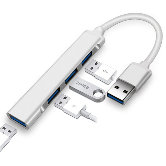 A809 USB 3.0 x 1 + USB 2.0 x 3 to USB 3.0 Multi-function Splitter HUB Adapter