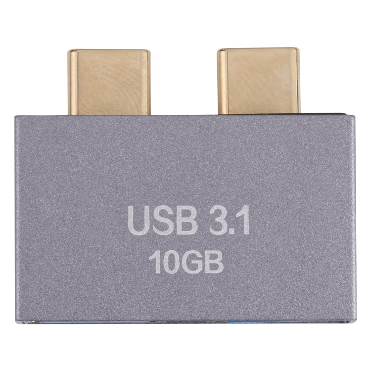 2 x USB Female to 2 x USB-C / Type-C Male Adapter