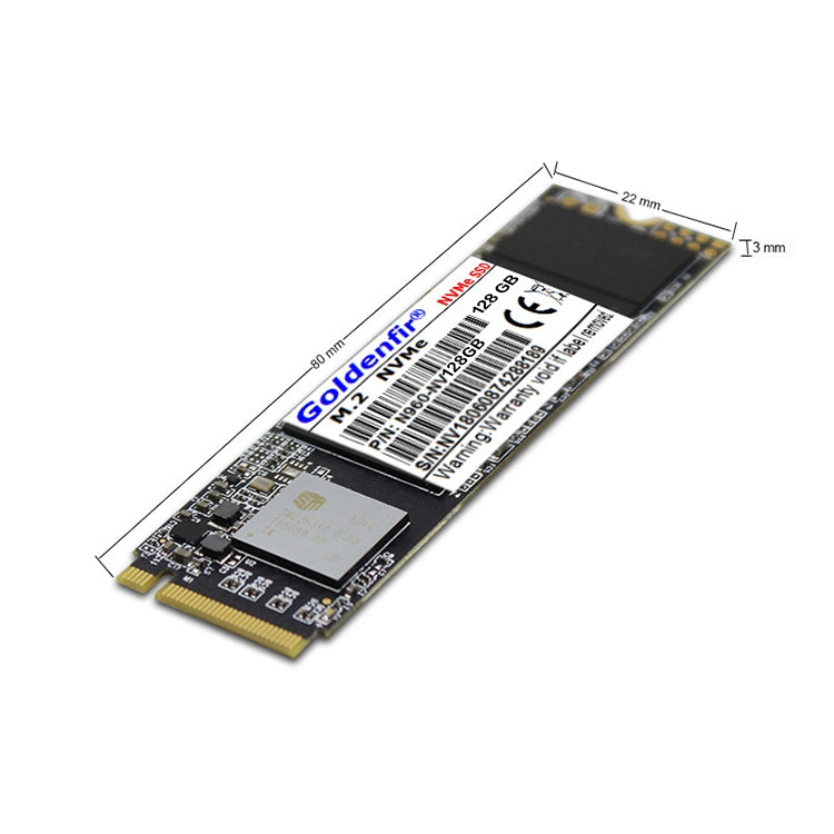 Goldenfir 2.5 inch M.2 NVMe Solid State Drive, Capacity: 128GB