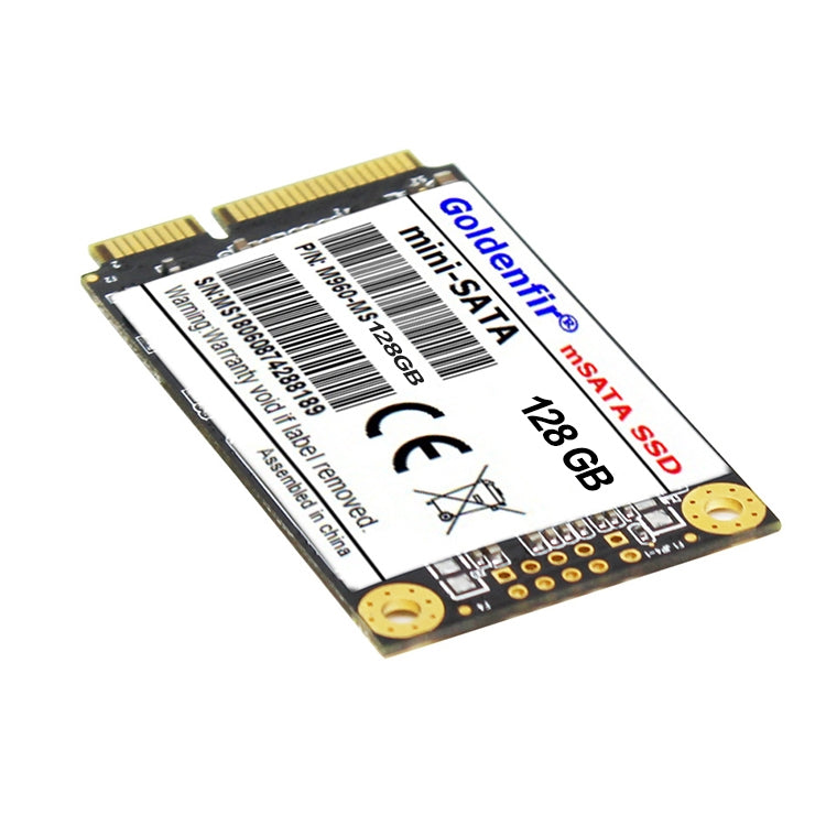 Goldenfir 1.8 inch Mini SATA Solid State Drive, Flash Architecture: TLC, Capacity: 128GB