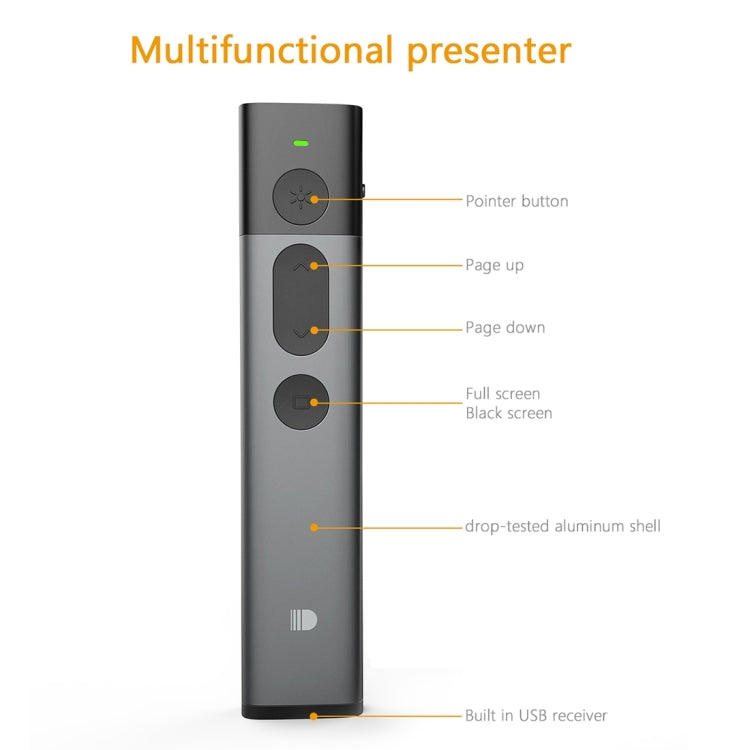 DOOSL DSIT036 Red Laser Pointer 2.4GHz Wireless Presenter PowerPoint Clicker