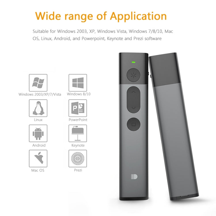 DOOSL DSIT036 Red Laser Pointer 2.4GHz Wireless Presenter PowerPoint Clicker