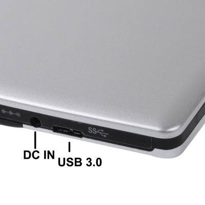 USB 3.0 Aluminum Alloy Portable DVD / CD Rewritable Blu-ray Drive for 12.7mm SATA ODD / HDD, Plug and Play