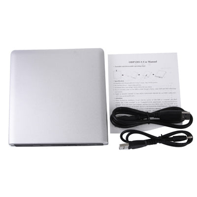 USB 3.0 Aluminum Alloy Portable DVD / CD Rewritable Blu-ray Drive for 12.7mm SATA ODD / HDD, Plug and Play