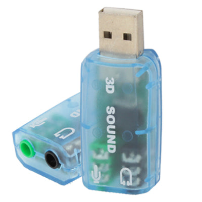 USB DSP 5.1 External Sound Card Adapter Mono Channel