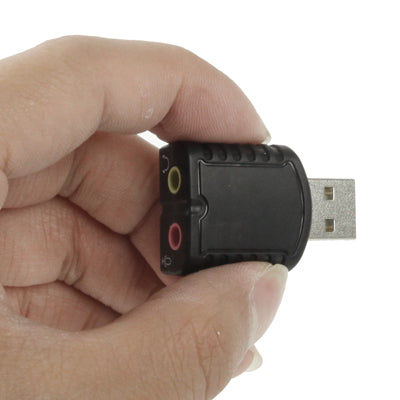 USB 2.0 Stereo Sound Adapter, External Power Not Required