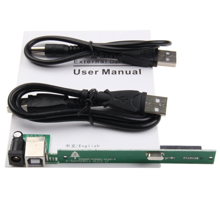 USB 2.0 Universal Notebook External 12.7mm CD/DVD SATA Port Optical Drive Box Kit