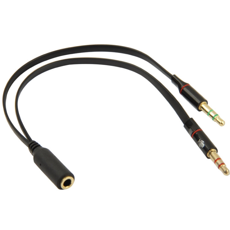 3.5mm jack Male to 3.5mm Female Audio Cable Adapter, Total Length: 13cm