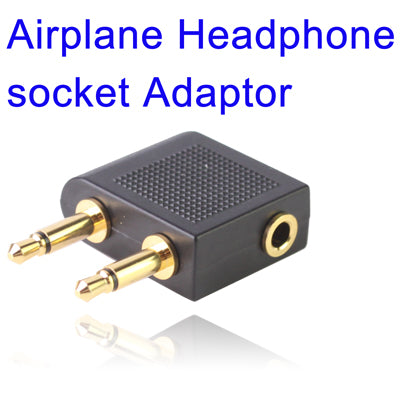 3.5mm Airplane Headphone Socket Adapter