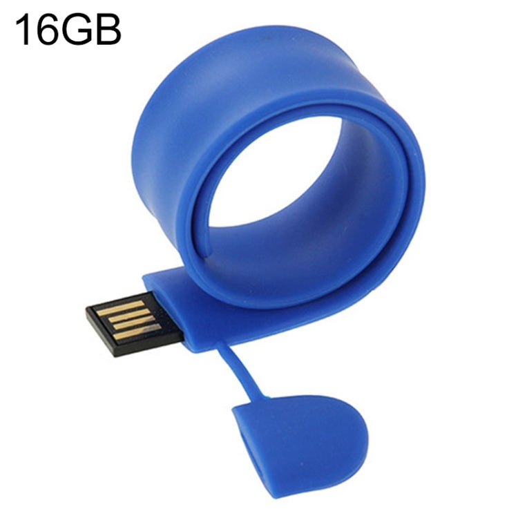 Silicone Bracelet USB Flash Disk with 16GB Memory