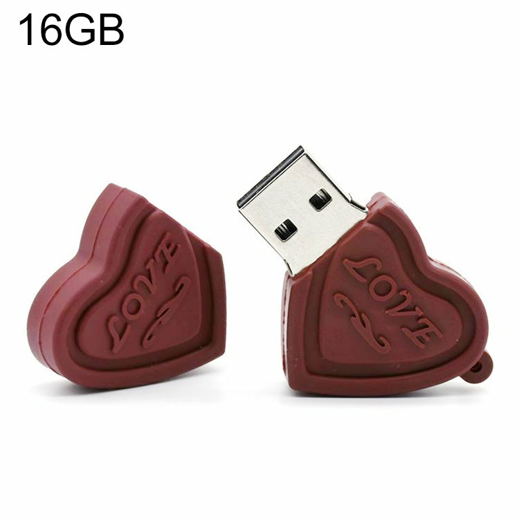 Dual Hearts Style 4GB USB Flash Disk