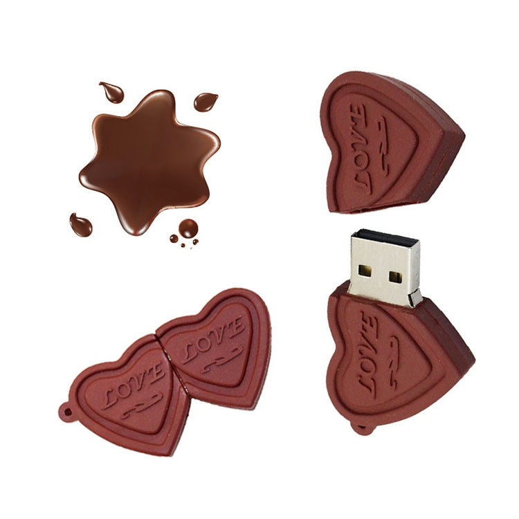 Dual Hearts Style 4GB USB Flash Disk