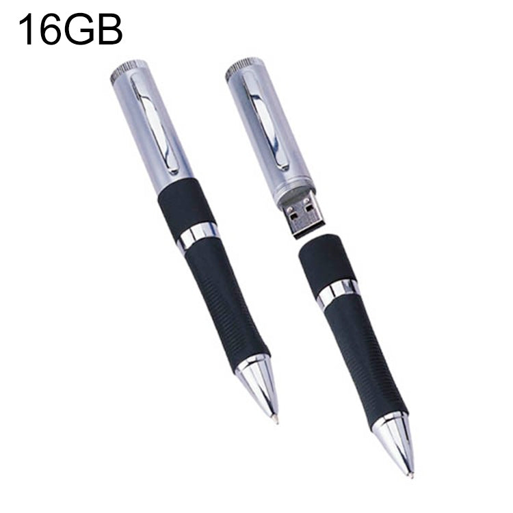 2 in 1 Pen Style USB Flash Disk, Black (16GB)