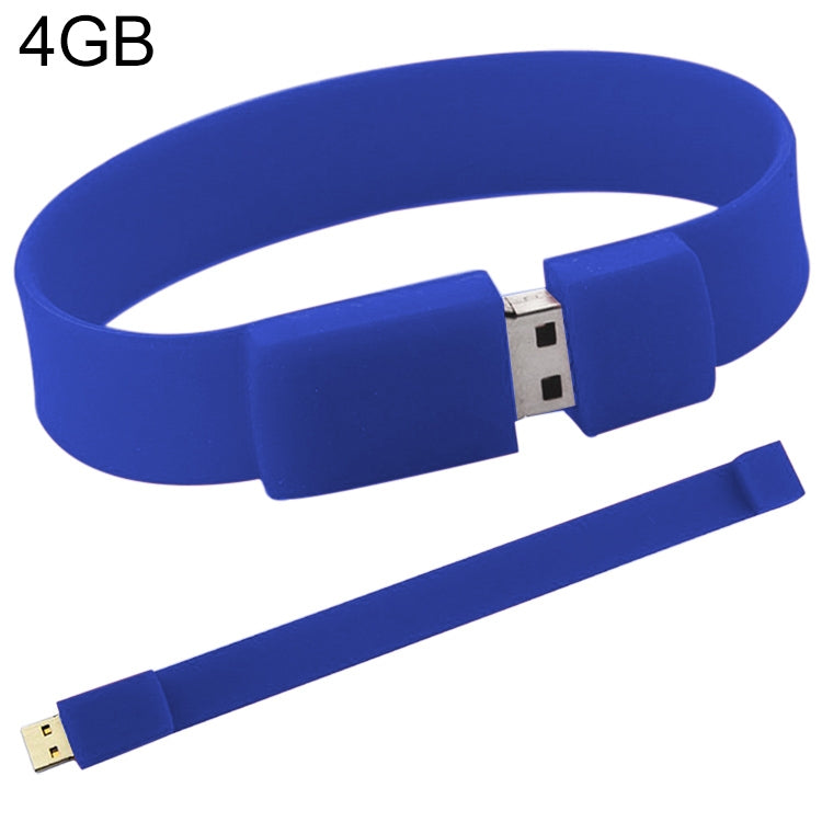 4GB Silicon Bracelets USB 2.0 Flash Disk