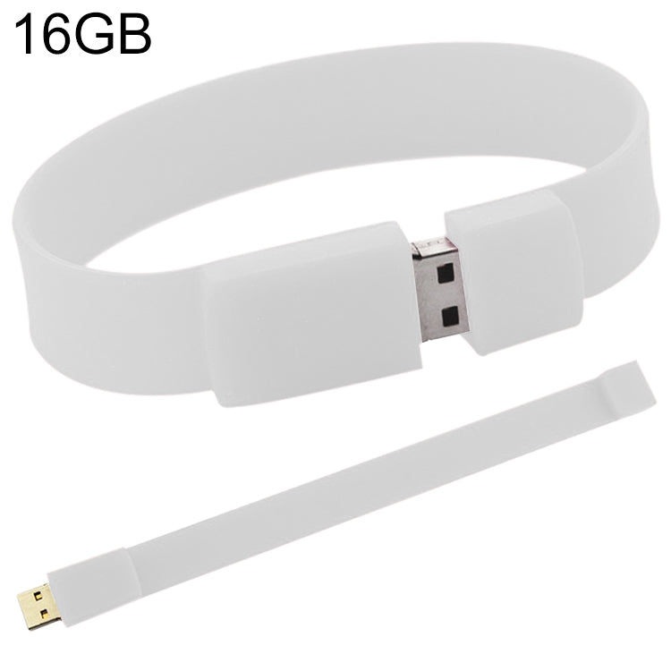 16GB Silicon Bracelets USB 2.0 Flash Disk