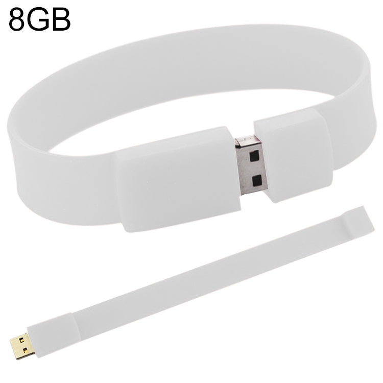 8GB Silicon Bracelets USB 2.0 Flash Disk