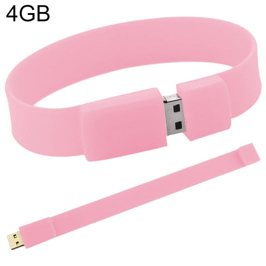 4GB Silicon Bracelets USB 2.0 Flash Disk