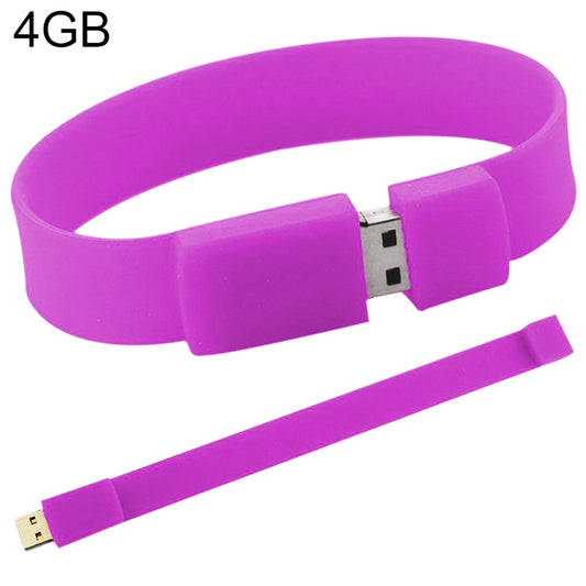 4GB Silicon Bracelets USB 2.0 Flash Disk