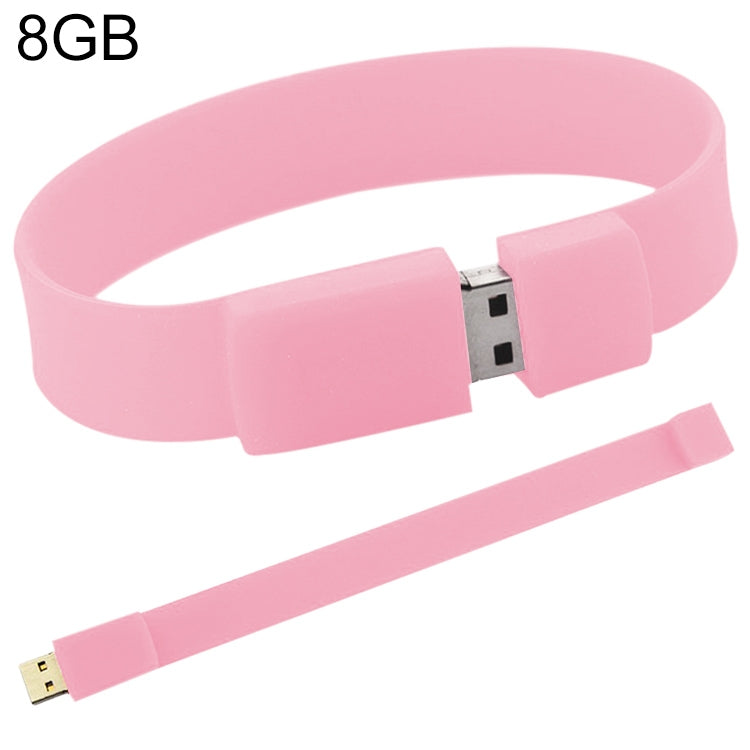 8GB Silicon Bracelets USB 2.0 Flash Disk