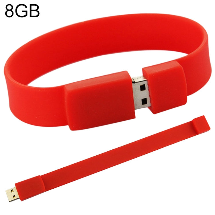 8GB Silicon Bracelets USB 2.0 Flash Disk