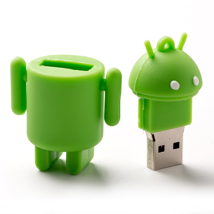 8GB Android Robot Style USB Flash Disk (Green)