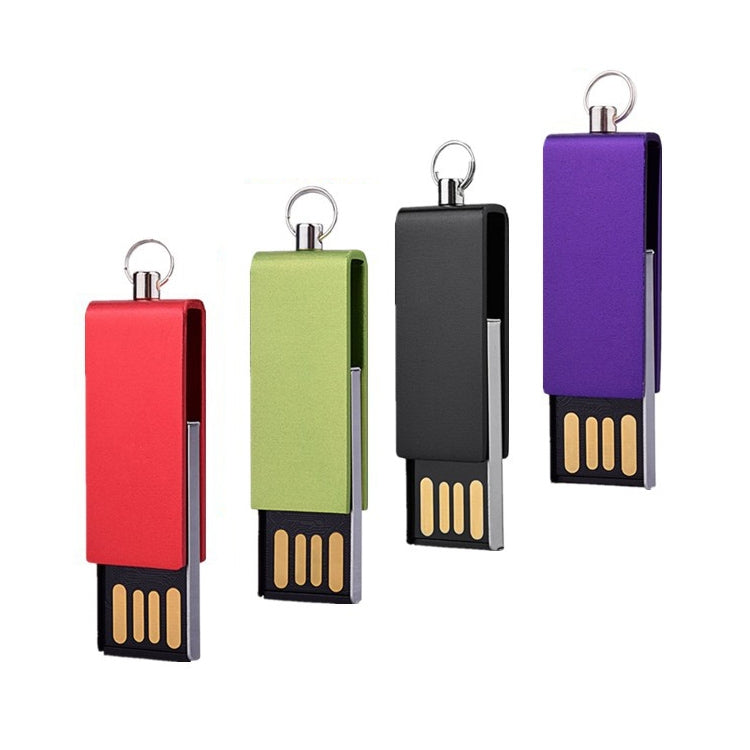 Mini Rotatable USB Flash Disk , Purple