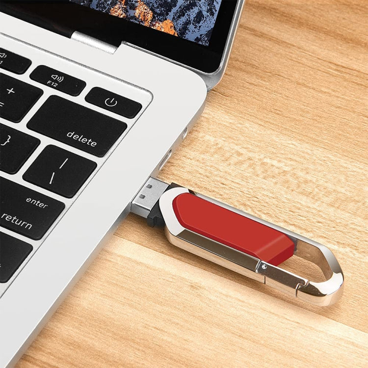 16GB Metallic Keychains Style USB 2.0 Flash Disk (Red)