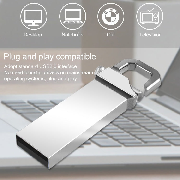 4GB Metallic Keychains Style USB 2.0 Flash Disk