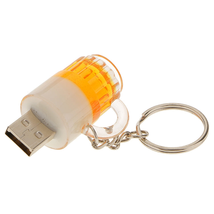 Beer Keychain Style USB Flash Disk with 16GB Memory