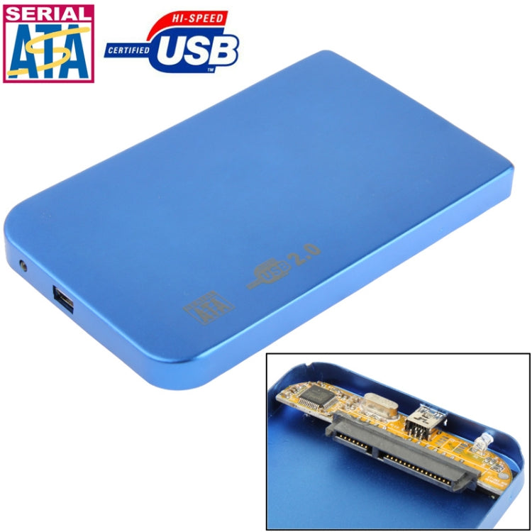 2.5 inch SATA HDD External Case, Size: 126mm x 75mm x 13mm