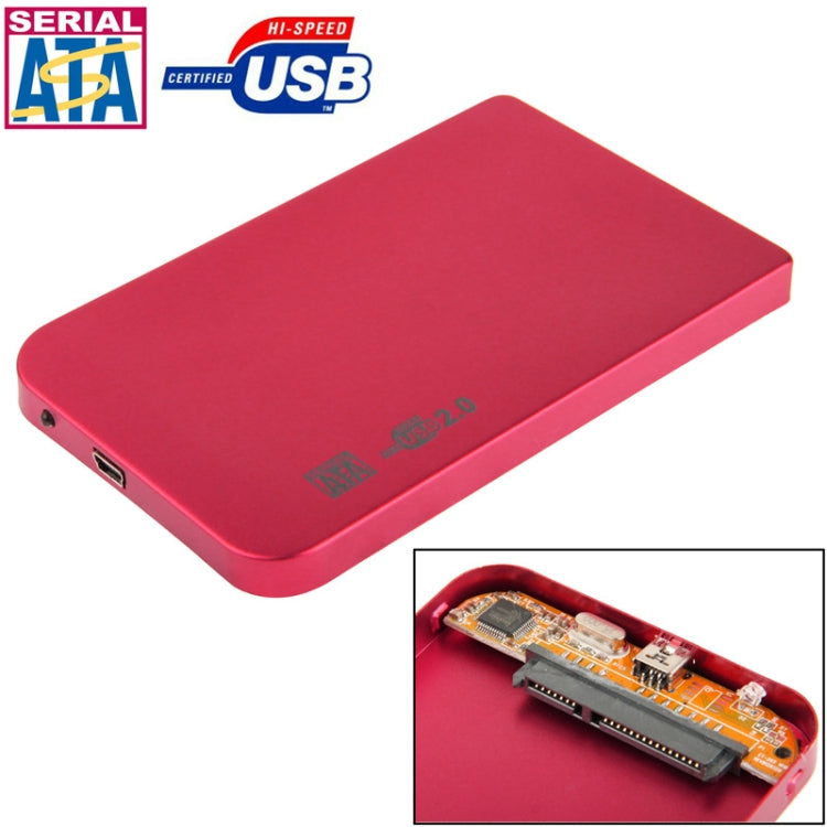 2.5 inch SATA HDD External Case, Size: 126mm x 75mm x 13mm