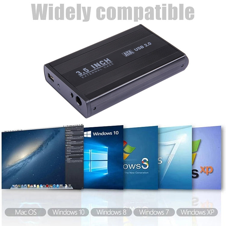 3.5 inch HDD SATA External Case, Support USB 2.0