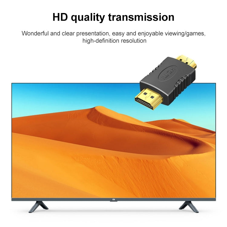 Gold Plated HDMI 19 Pin Male to HDMI 19 Pin Male Adapter, Support Full HD 1080P