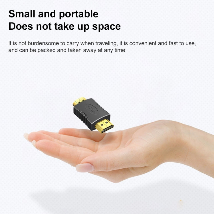 Gold Plated HDMI 19 Pin Male to HDMI 19 Pin Male Adapter, Support Full HD 1080P