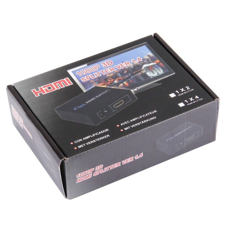 HDV-9812 Mini HD 1080P 1x2 HDMI V1.4 Splitter for HDTV / STB/ DVD / Projector / DVR