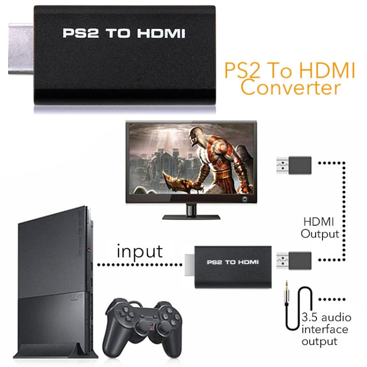 Mini PS2 to HDMI Box Audio Video Digital Converter Adapter