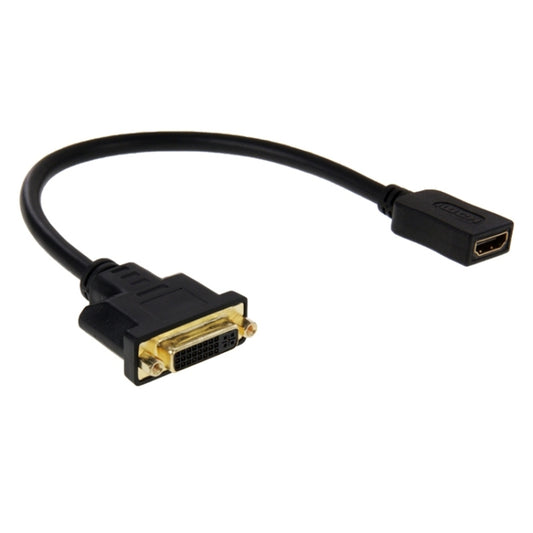 30cm HDMI Female to DVI 24+5 Pin Female Adapater Cable