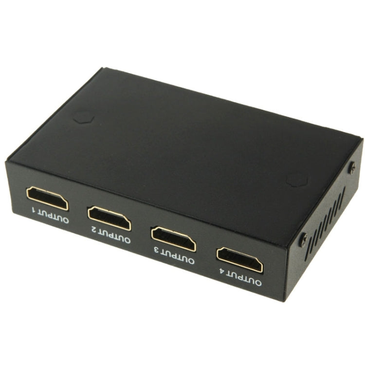 Mini HD 1080P 1x4 HDMI V1.4 Splitter for HDTV / STB/ DVD / Projector / DVR