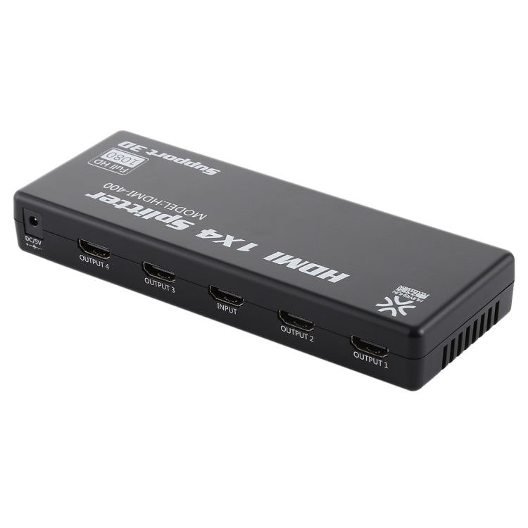 HDMI-400 V1.4 1080P Full HD 1 x 4 HDMI Amplifier Splitter, Support 3D