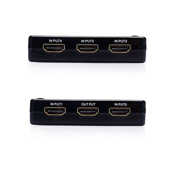 5 Ports 1080P HDMI Switch with Remote Controller, Support HDTV