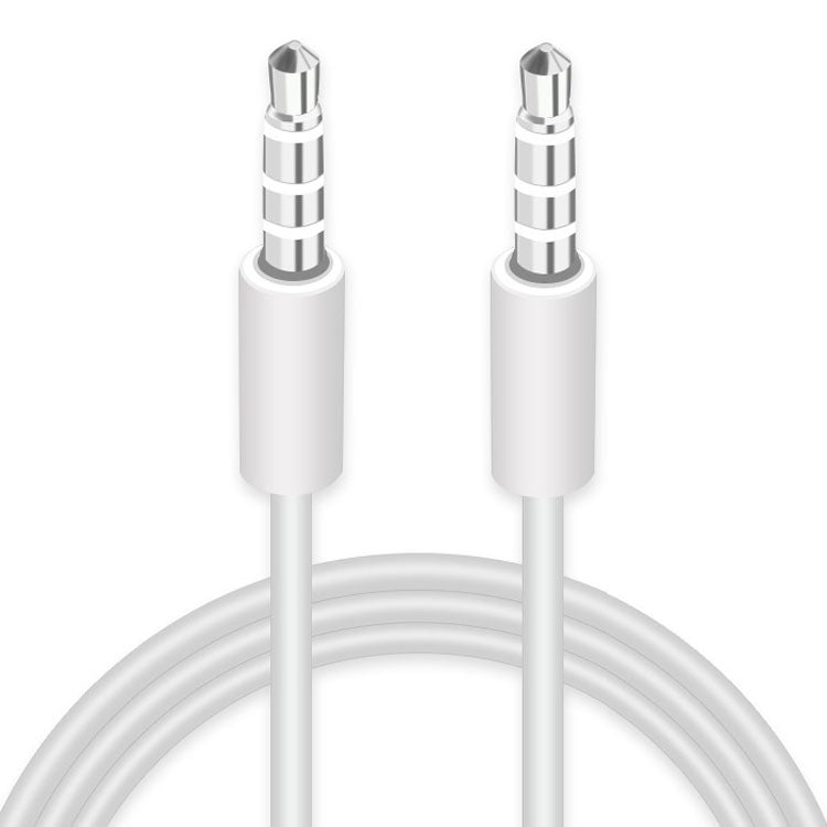 AUX Cable, 3.5mm Male Mini Plug Stereo Audio Cable for iPhone / iPad / iPod / MP3 , Length: 1m