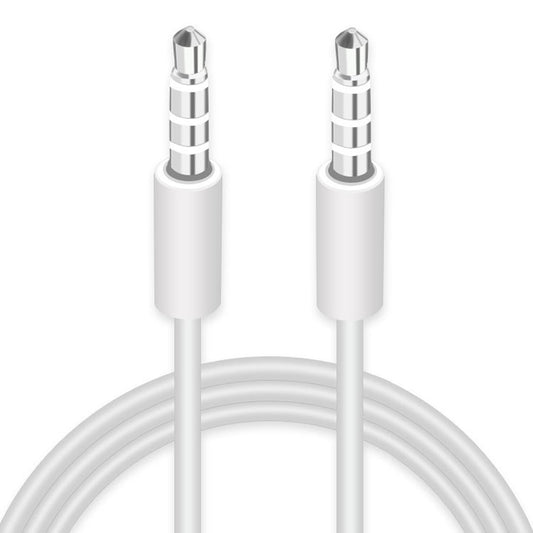 AUX Cable, 3.5mm Male Mini Plug Stereo Audio Cable for iPhone / iPad / iPod / MP3 , Length: 1m