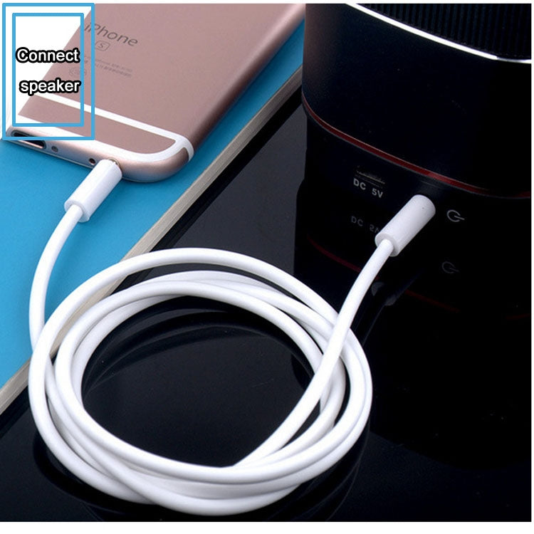 AUX Cable, 3.5mm Male Mini Plug Stereo Audio Cable for iPhone / iPad / iPod / MP3 , Length: 1m