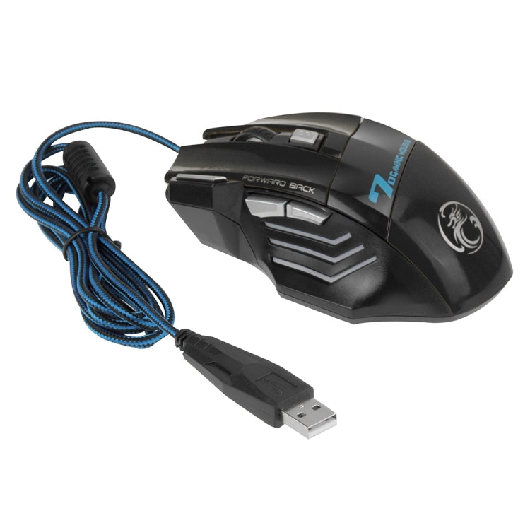 7 Buttons with Scroll Wheel 5000 DPI LED Wired Optical Gaming Mouse for Computer PC Laptop