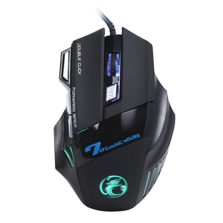 7 Buttons with Scroll Wheel 5000 DPI LED Wired Optical Gaming Mouse for Computer PC Laptop