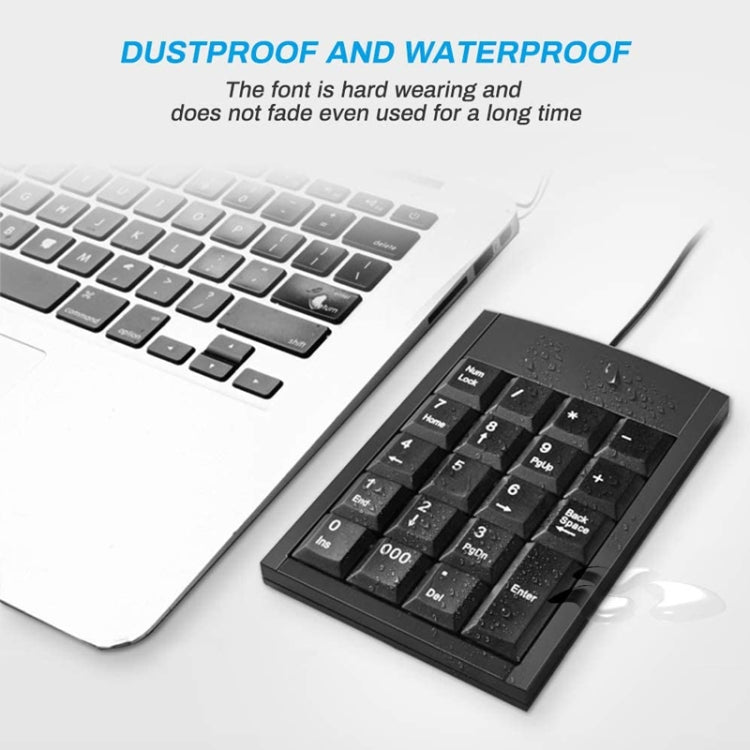 Mini USB Numeric keyboard with 19 keys