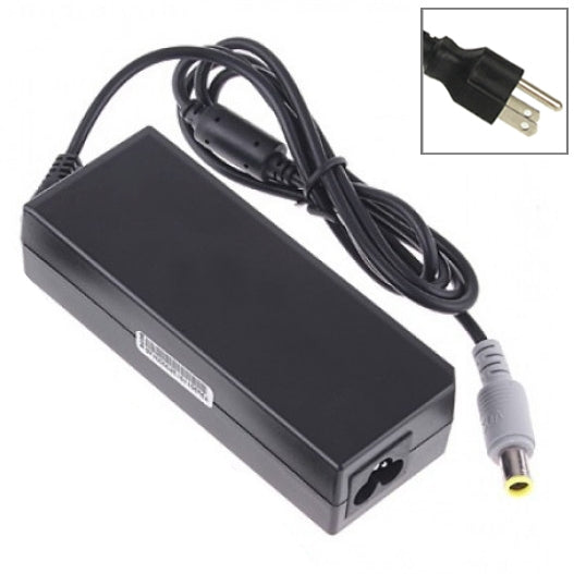 US Plug AC Adapter 20V 4.5A 90W for Lenovo Notebook, Output Tips: 8.0 x 7.4mm