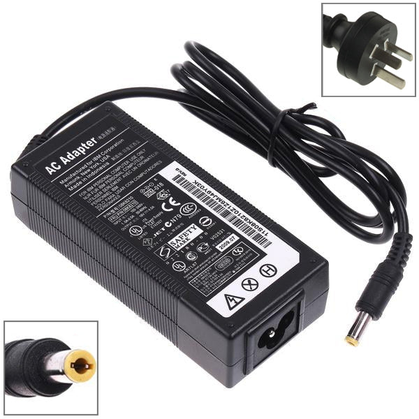 EU Plug AC Adapter 19V 4.74A 90W for Lenovo Notebook, Output Tips: 5.5 x 2.5mm