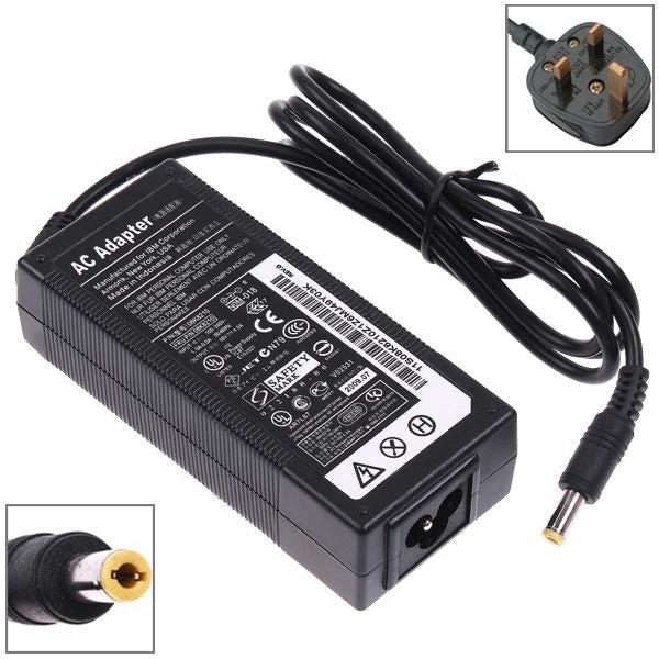 AC Adapter 19V 3.42A 65W for Lenovo Notebook, Output Tips: 5.5 x 2.5mm